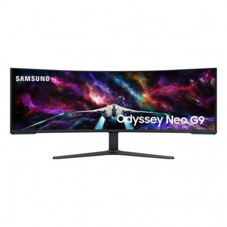 Samsung G95NC computer monitor 144.8 cm (57") 7680 x 2160 pixels Dual UHD LED Black, White
