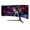 Samsung G95NC LED display 144.8 cm (57&quot;) 7680 x 2160 pixels Dual UHD Black, White