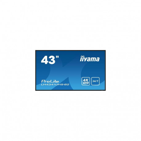 iiyama LH4341UHS-B2 Signage Display 108 cm (42.5") LCD 500 cd/m² 4K Ultra HD Built-in processor