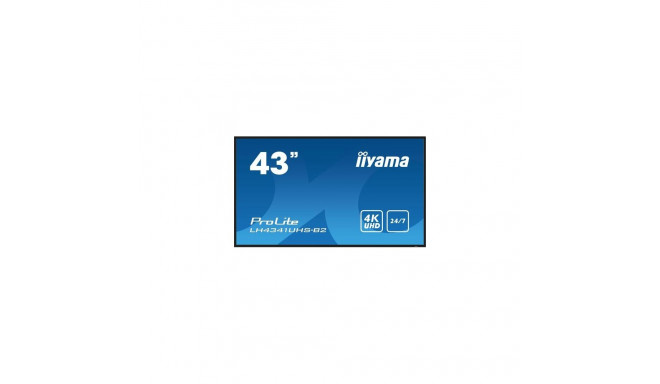 iiyama 43&quot; Professional Digital Signage display with 4K UHD resolution and 24/7 operating t