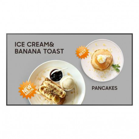 Samsung QM32C Digital signage flat panel 81.3 cm (32") LCD Wi-Fi 400 cd/m² Full HD Black Bu