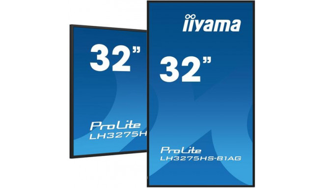 iiyama LH3275HS-B1AG Signage Display Digital signage flat panel 81.3 cm (32&quot;) LCD Wi-Fi 500
