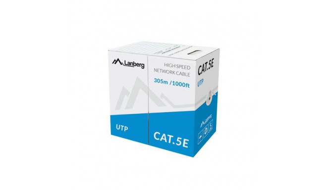 Lanberg LCU5-11CC-0305-S networking cable Grey 305 m Cat5e U/UTP (UTP)