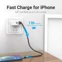 Vention USB 2.0 A to Lightning Cable 1M Gray Aluminum Alloy Type