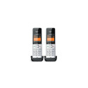 Gigaset COMFORT 500HX duo Analog/DECT telephone Caller ID Black, Silver