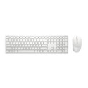 DELL KM5221W-WH keyboard Mouse included Office RF Wireless QWERTZ German White