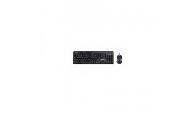 Gembird KBS-UM-04 keyboard Mouse included Universal USB QWERTY US English Black