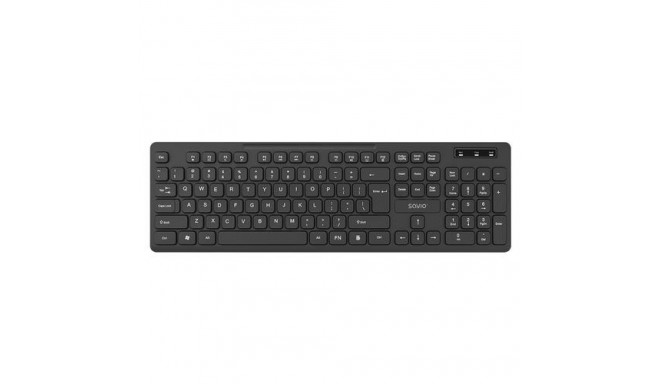 Savio KB-02 keyboard Home/Office USB QWERTY Black