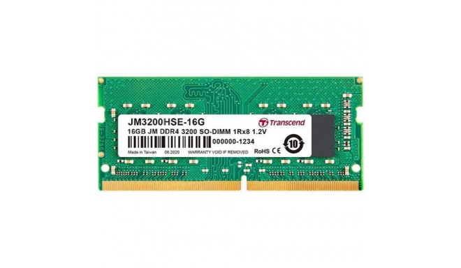 Transcend JetRam DDR4-3200 SO-DIMM 16GB