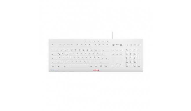 CHERRY Stream keyboard Universal USB QWERTZ German Grey