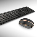 CHERRY DW 9100 SLIM keyboard Mouse included Universal RF Wireless + Bluetooth QWERTZ Swiss Black