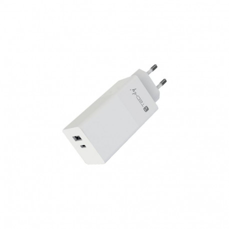Techly IPW-PD100W-WH mobile device charger Power bank, Smartphone, Tablet, Universal White AC Fast c