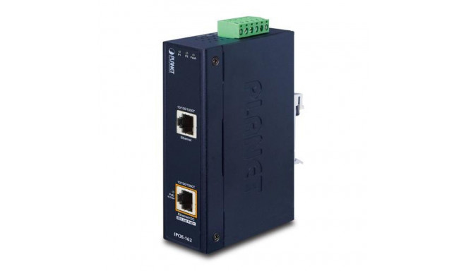 PLANET IPOE-162 network switch Gigabit Ethernet (10/100/1000) Power over Ethernet (PoE) Black