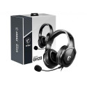 MSI IMMERSE GH20 Gaming Headset &#039;3.5mm inline with audio splitter accessory, Black, 40mm Dr
