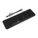 iBox PULSAR keyboard USB QWERTY Black