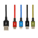 iBox Universal 4 in 1 charging cable I-BOX USB IKUM4W1 - Kabel USB cable 1.2 m Micro-USB A 2 x USB C