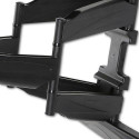 Techly 40-80 Ultra Slim Full Motion LCD TV Wall Mount Bracket Black&quot; ICA-PLB 172L