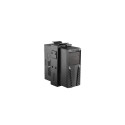 Techly ICA-CS 66 CPU holder Under desk CPU holder Black
