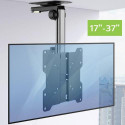Techly Fold-Up Retractable Ceiling Mount for TV LED/LCD 17&quot;-37&quot; Black