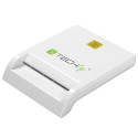 Techly Compact /Writer USB2.0 White I-CARD CAM-USB2TY smart card reader Indoor USB