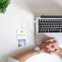 Techly Compact /Writer USB2.0 White I-CARD CAM-USB2TY smart card reader Indoor USB