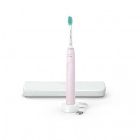 Philips 3100 series HX3673/11 Sonic electric toothbrush with case - pink