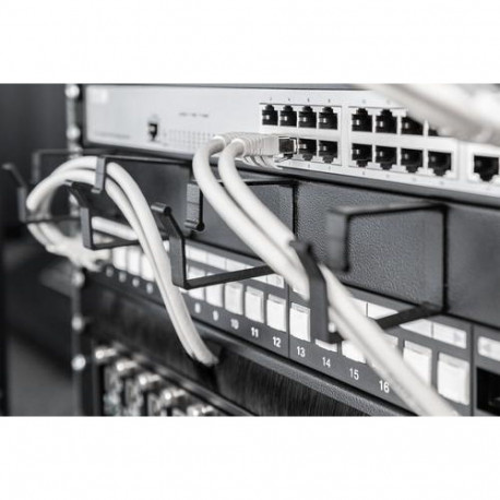 Digitus | Cable Management Panel | DN-97602 | 5x cable management ring (HxD: 40x60 mm). The Cable Ma