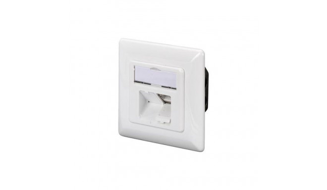 Digitus CAT 6A class EA network socket, design-compatible, shielded, flush-mounted