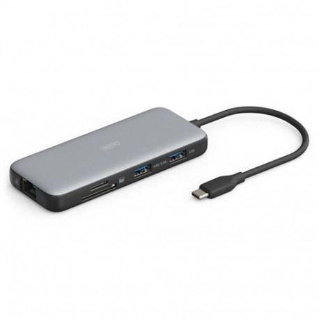 Digitus USB-C docking station, 8-port