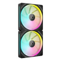 Corsair CO-9051028-WW computer cooling system Computer case Fan 14 cm Black 2 pc(s)