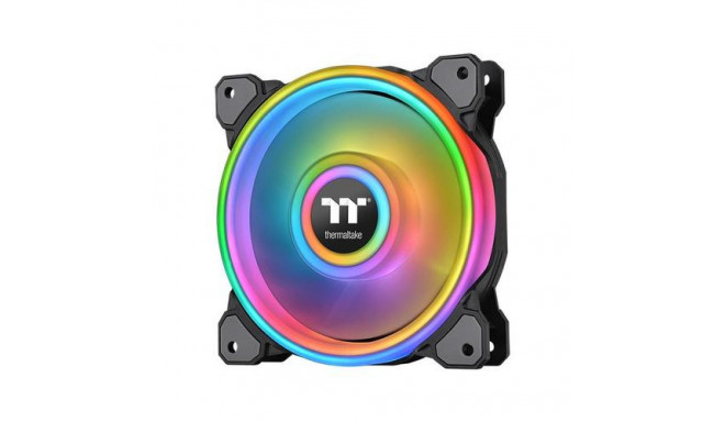 Thermaltake CL-F088-PL12SW-C computer cooling system Computer case Fan 12 cm Black, White
