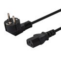 Savio CL-146 power cable Black 3 m IEC C13 IEC Type E (3.4 mm, 3.1 mm)