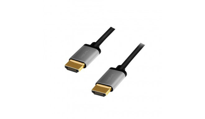 LogiLink CHA0102 HDMI cable 3 m HDMI Type A (Standard) Black, Grey