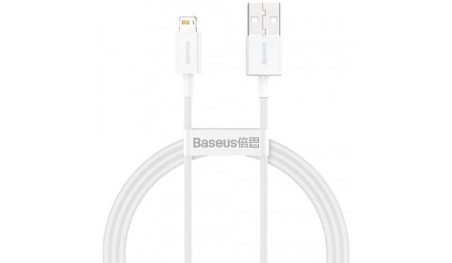 Baseus CALYS-A02 mobile phone cable White 1 m USB A Lightning