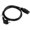 Lanberg CA-C19C-10CC-0018-BK power cable Black 1.8 m CEE7/7 C19 coupler Lanberg CA-C19C-10CC-0018-BK power cable Black 1.8 m CEE7/7 C19 coupler