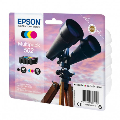 EPSON multipack 4 barvy,502 Ink,standard