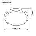 Activejet Plafond AJE-GENUA 3xE27