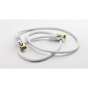 Goobay RJ45 Patch Cord CAT 6A S/FTP (PiMF), 500 MHz, with CAT 7 Raw Cable, white, 10m