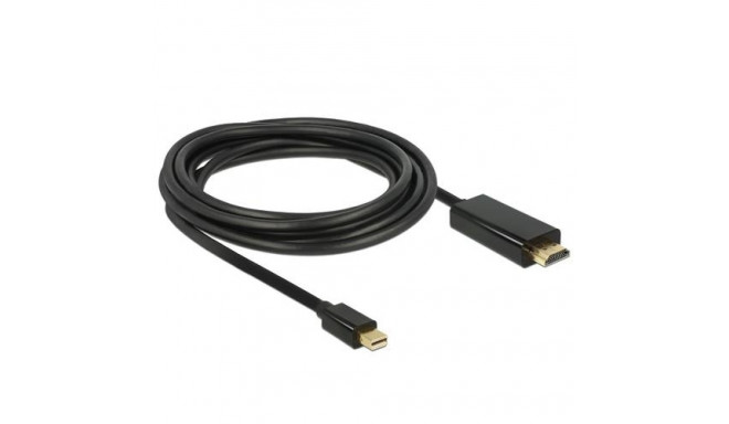DeLOCK 83699 video cable adapter 2 m Mini DisplayPort HDMI Black