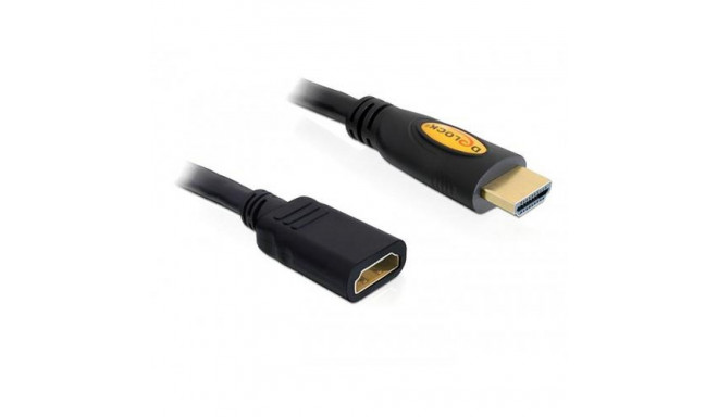 DeLOCK 1m HDMI HDMI cable HDMI Type A (Standard) Black