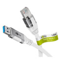 Goobay 74163 networking cable White 10 m Cat6 F/UTP (FTP)