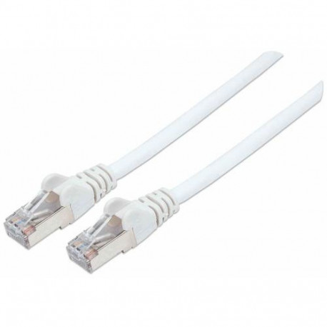 Intellinet Network Patch Cable, Cat7 Cable/Cat6A Plugs, 20m, White, Copper, S/FTP, LSOH / LSZH, PVC,