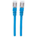Intellinet Network Patch Cable, Cat7 Cable/Cat6A Plugs, 7.5m, Blue, Copper, S/FTP, LSOH / LSZH, PVC,