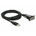 DeLOCK 65962 serial cable Black 3 m USB Type-A DB-9