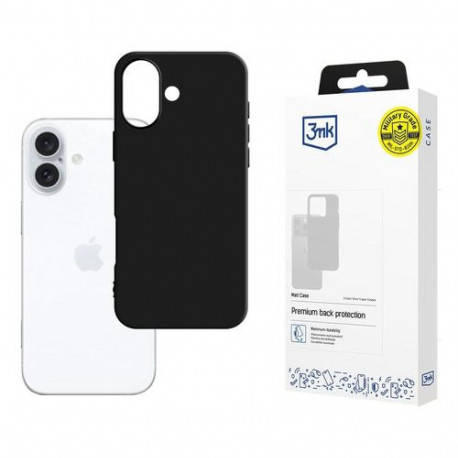 3MK Matt Case mobile phone case 15.5 cm (6.1&quot;) Cover Black