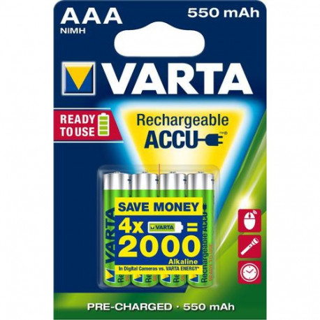 Varta Ready2Use HR03 4pcs Rechargeable battery AAA Nickel-Metal Hydride (NiMH)