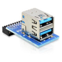 DeLOCK 41865 interface cards/adapter Internal USB 3.2 Gen 1 (3.1 Gen 1)