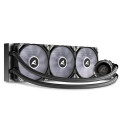 Sharkoon S90 RGB Computer case, Processor All-in-one liquid cooler 12 cm Black 1 pc(s)