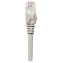 Intellinet Network Patch Cable, Cat6, 15m, Grey, CCA, U/UTP, PVC, RJ45, Gold Plated Contacts, Snagle