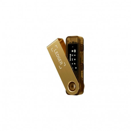 Ledger Nano S Plus USB stick hardware wallet Black, Gold